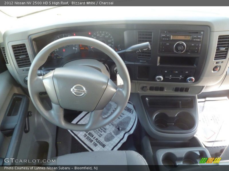 Blizzard White / Charcoal 2012 Nissan NV 2500 HD S High Roof