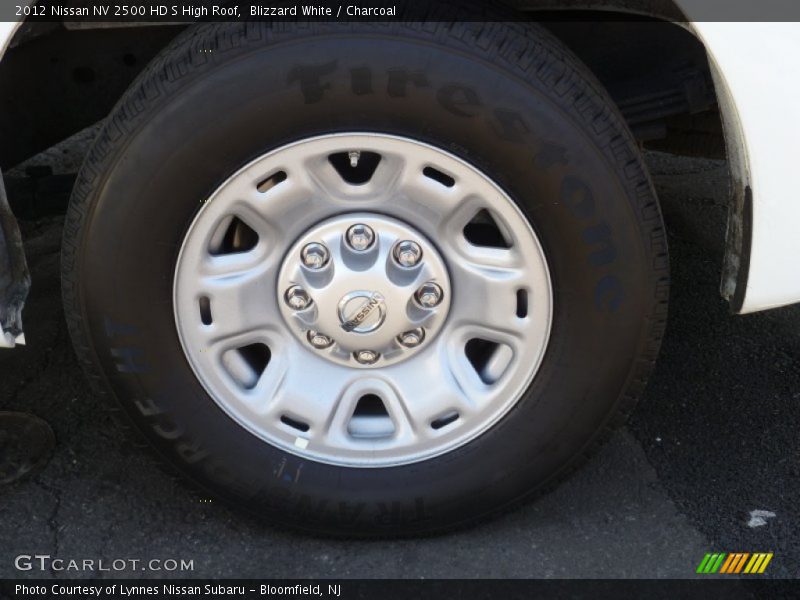 Blizzard White / Charcoal 2012 Nissan NV 2500 HD S High Roof