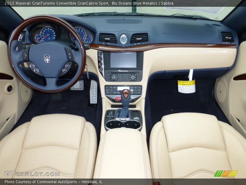 Dashboard of 2013 GranTurismo Convertible GranCabrio Sport