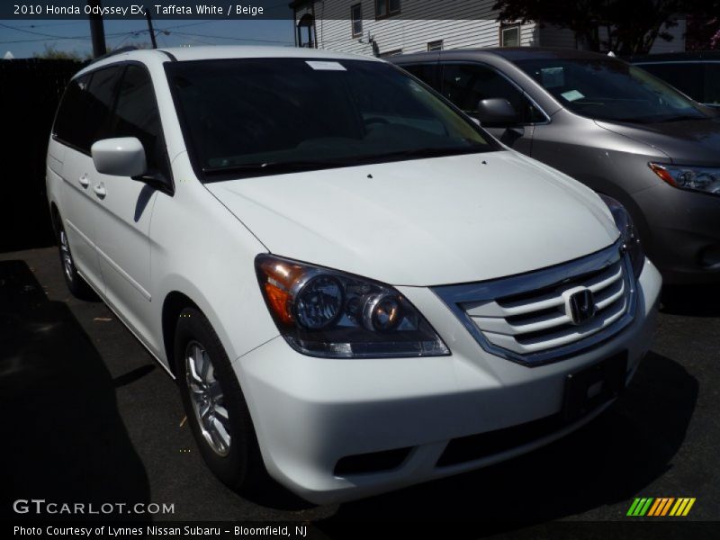 Taffeta White / Beige 2010 Honda Odyssey EX