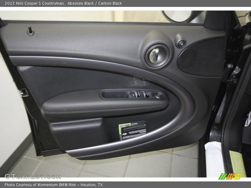 Absolute Black / Carbon Black 2013 Mini Cooper S Countryman