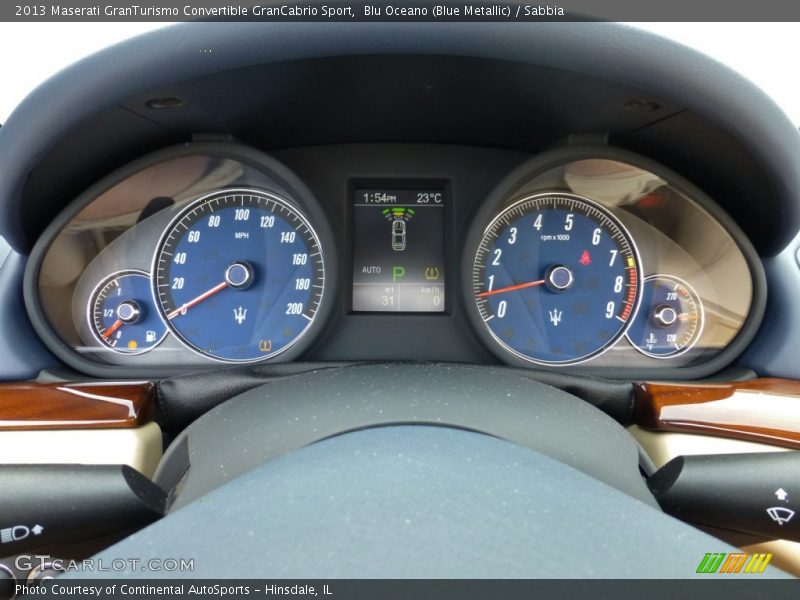  2013 GranTurismo Convertible GranCabrio Sport GranCabrio Sport Gauges