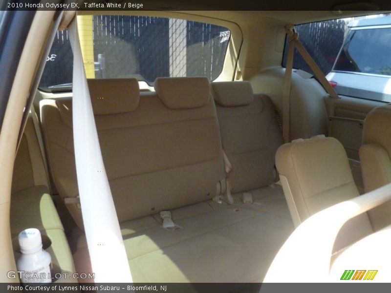 Taffeta White / Beige 2010 Honda Odyssey EX