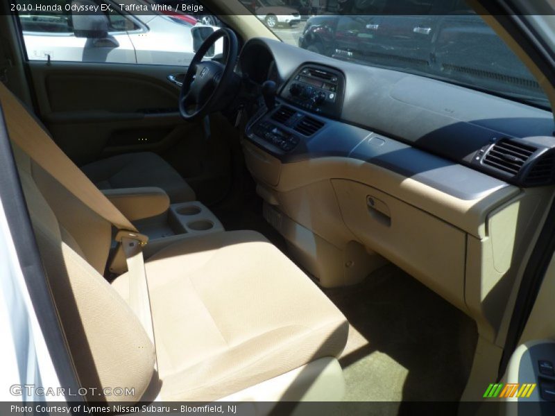 Taffeta White / Beige 2010 Honda Odyssey EX