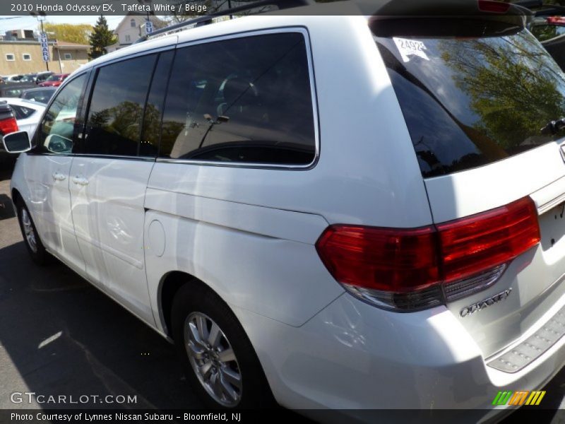 Taffeta White / Beige 2010 Honda Odyssey EX