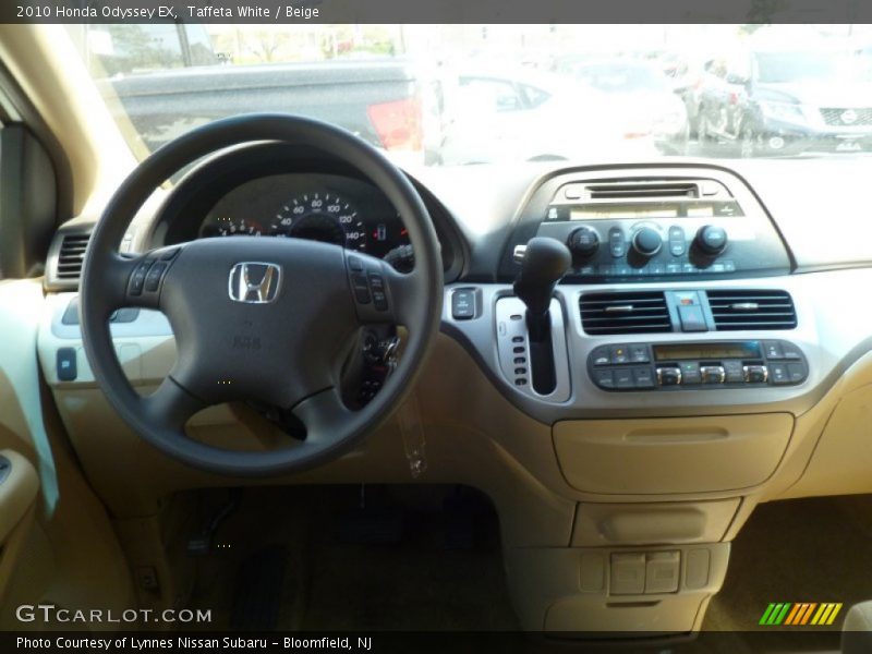 Taffeta White / Beige 2010 Honda Odyssey EX