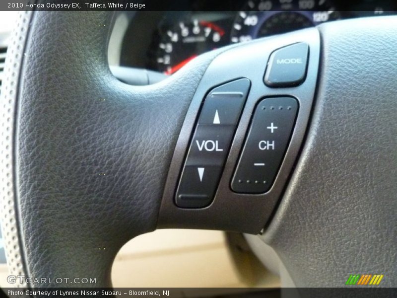 Taffeta White / Beige 2010 Honda Odyssey EX