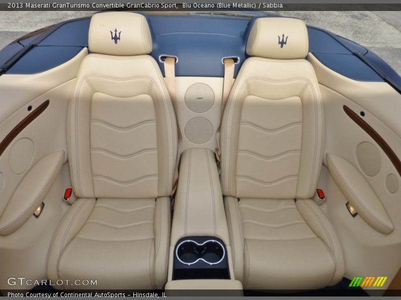 Rear Seat of 2013 GranTurismo Convertible GranCabrio Sport
