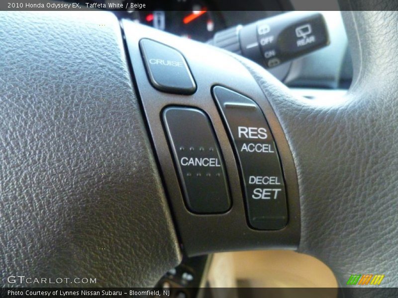 Taffeta White / Beige 2010 Honda Odyssey EX
