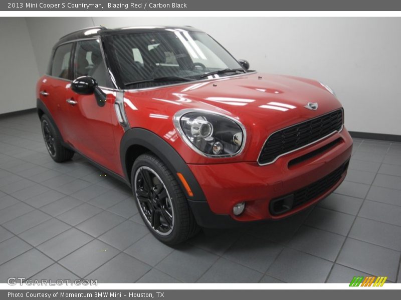 Blazing Red / Carbon Black 2013 Mini Cooper S Countryman