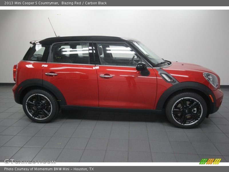 Blazing Red / Carbon Black 2013 Mini Cooper S Countryman