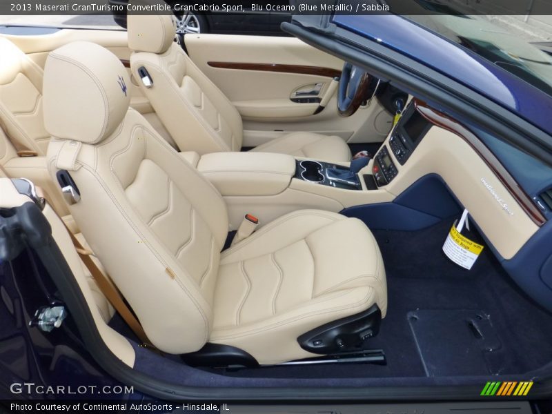 Front Seat of 2013 GranTurismo Convertible GranCabrio Sport
