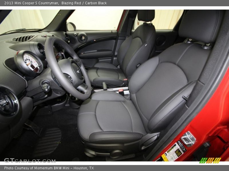 Blazing Red / Carbon Black 2013 Mini Cooper S Countryman