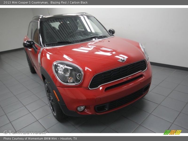 Blazing Red / Carbon Black 2013 Mini Cooper S Countryman