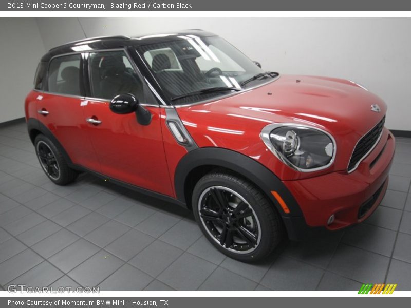 Blazing Red / Carbon Black 2013 Mini Cooper S Countryman