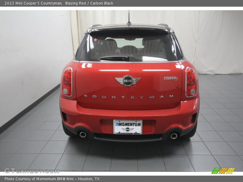 Blazing Red / Carbon Black 2013 Mini Cooper S Countryman