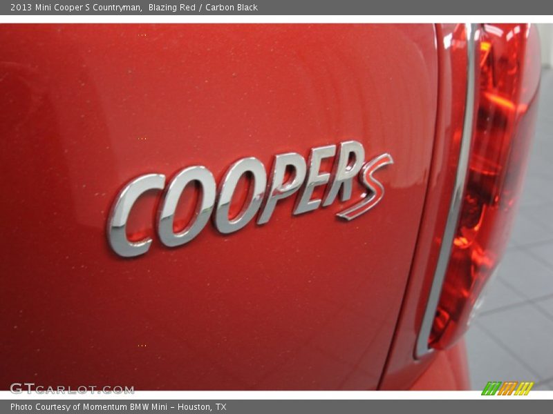 Blazing Red / Carbon Black 2013 Mini Cooper S Countryman