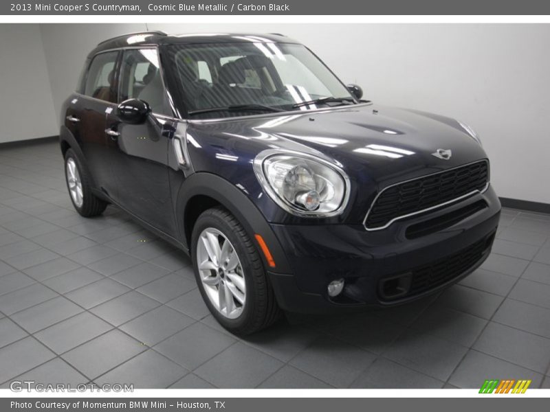 Cosmic Blue Metallic / Carbon Black 2013 Mini Cooper S Countryman