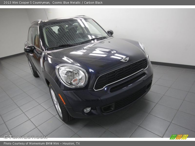 Cosmic Blue Metallic / Carbon Black 2013 Mini Cooper S Countryman