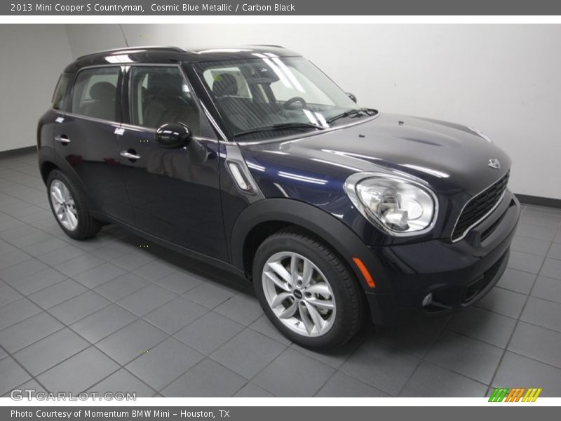 Cosmic Blue Metallic / Carbon Black 2013 Mini Cooper S Countryman