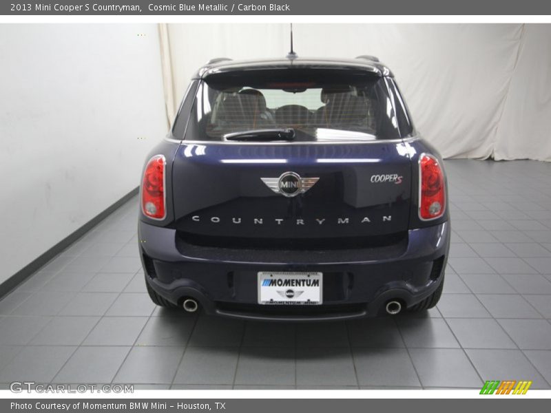 Cosmic Blue Metallic / Carbon Black 2013 Mini Cooper S Countryman