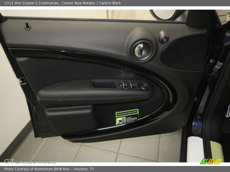 Cosmic Blue Metallic / Carbon Black 2013 Mini Cooper S Countryman