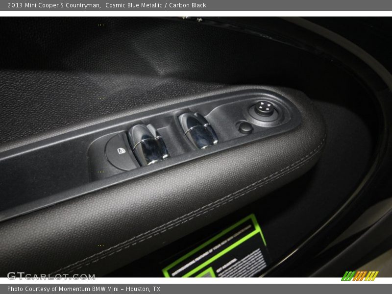 Cosmic Blue Metallic / Carbon Black 2013 Mini Cooper S Countryman