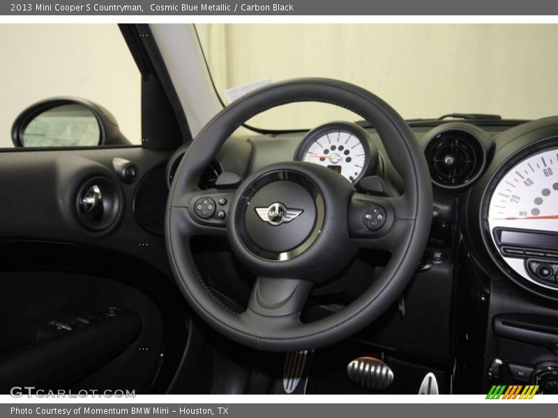 Cosmic Blue Metallic / Carbon Black 2013 Mini Cooper S Countryman