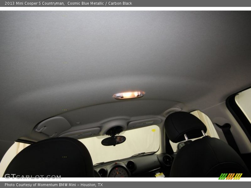 Cosmic Blue Metallic / Carbon Black 2013 Mini Cooper S Countryman