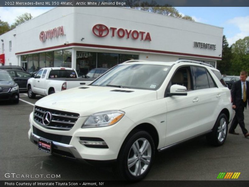 Arctic White / Almond Beige 2012 Mercedes-Benz ML 350 4Matic
