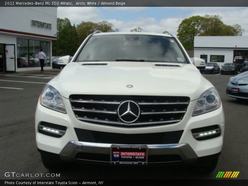 Arctic White / Almond Beige 2012 Mercedes-Benz ML 350 4Matic