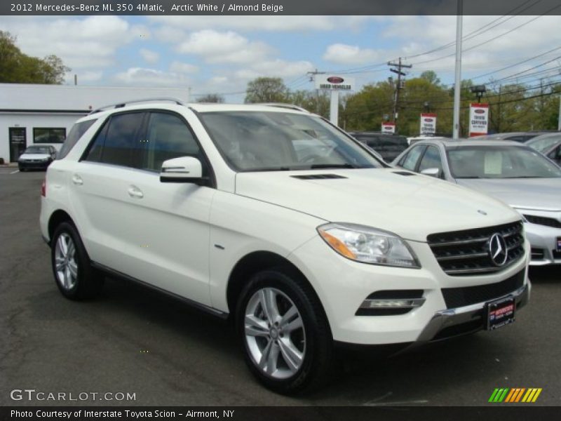 Arctic White / Almond Beige 2012 Mercedes-Benz ML 350 4Matic
