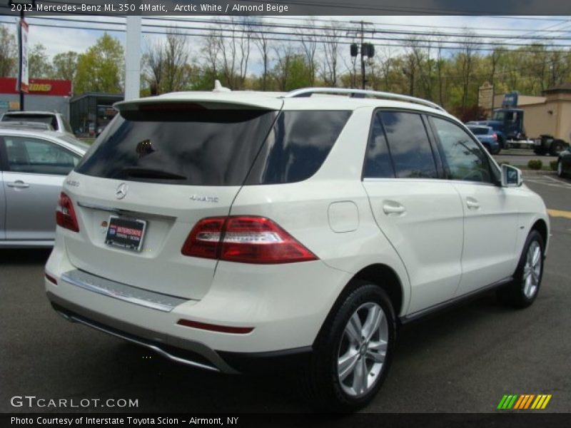 Arctic White / Almond Beige 2012 Mercedes-Benz ML 350 4Matic