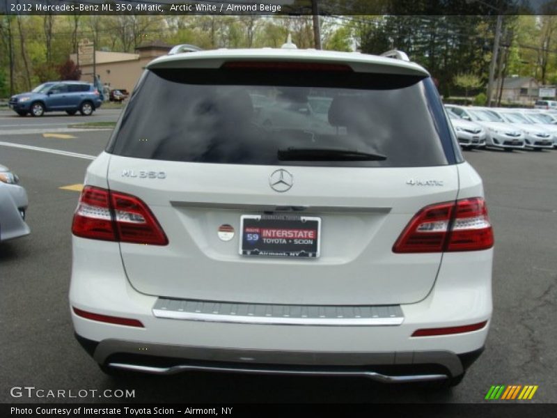 Arctic White / Almond Beige 2012 Mercedes-Benz ML 350 4Matic