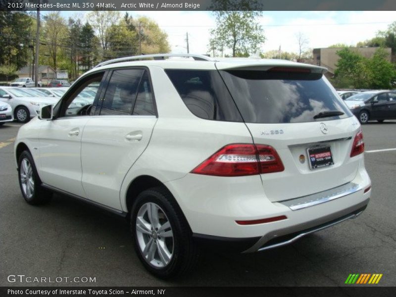 Arctic White / Almond Beige 2012 Mercedes-Benz ML 350 4Matic