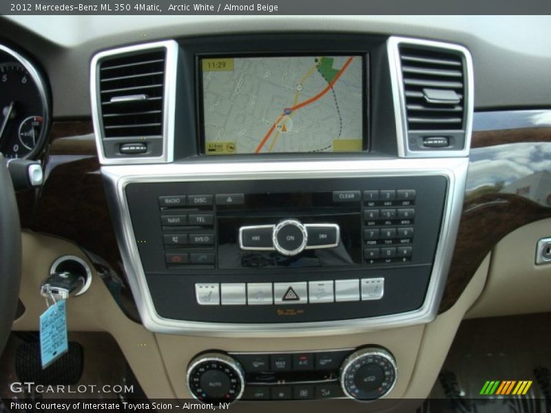 Arctic White / Almond Beige 2012 Mercedes-Benz ML 350 4Matic