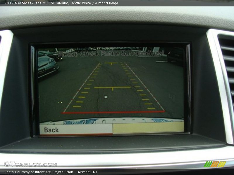 Arctic White / Almond Beige 2012 Mercedes-Benz ML 350 4Matic