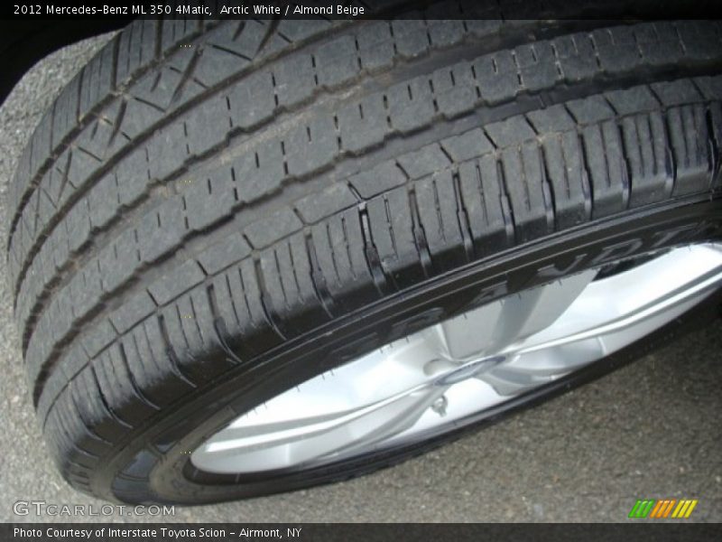 Arctic White / Almond Beige 2012 Mercedes-Benz ML 350 4Matic