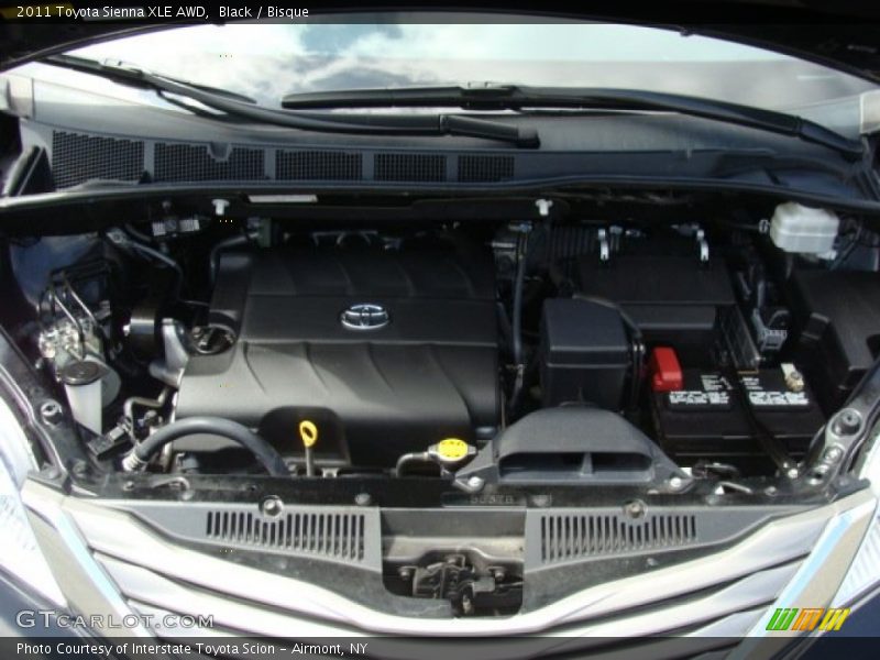 Black / Bisque 2011 Toyota Sienna XLE AWD