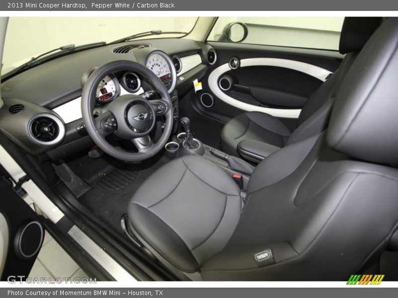 Pepper White / Carbon Black 2013 Mini Cooper Hardtop