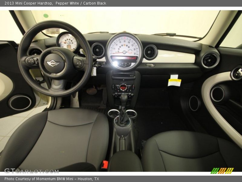Pepper White / Carbon Black 2013 Mini Cooper Hardtop