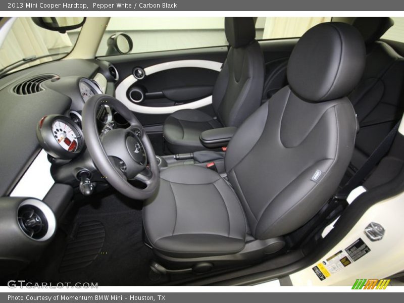 Pepper White / Carbon Black 2013 Mini Cooper Hardtop