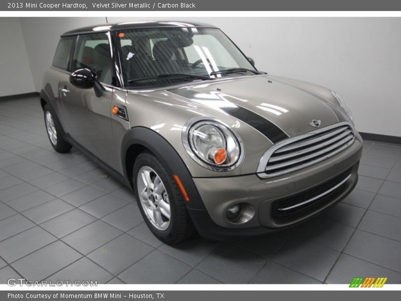 Velvet Silver Metallic / Carbon Black 2013 Mini Cooper Hardtop