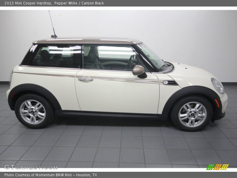 Pepper White / Carbon Black 2013 Mini Cooper Hardtop