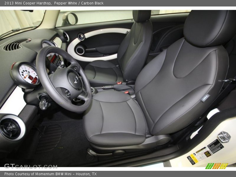 Pepper White / Carbon Black 2013 Mini Cooper Hardtop