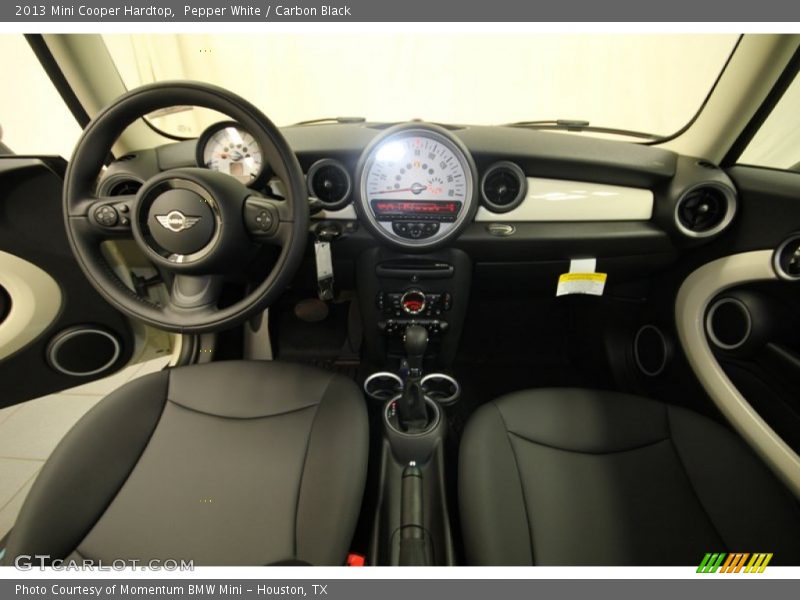 Pepper White / Carbon Black 2013 Mini Cooper Hardtop