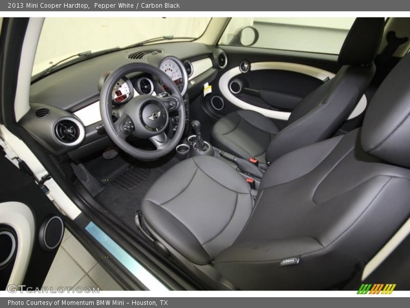 Pepper White / Carbon Black 2013 Mini Cooper Hardtop