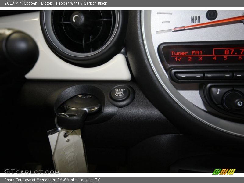 Pepper White / Carbon Black 2013 Mini Cooper Hardtop