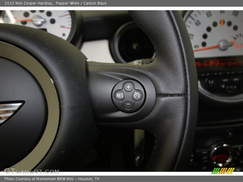Pepper White / Carbon Black 2013 Mini Cooper Hardtop