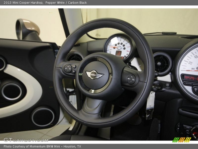 Pepper White / Carbon Black 2013 Mini Cooper Hardtop